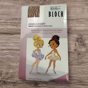 Bloch Contoursoft Children's Footed Tights bloch tan